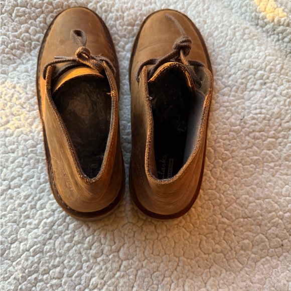 Brown Women's Clark's bootie Shoes - Picture 2 of 4